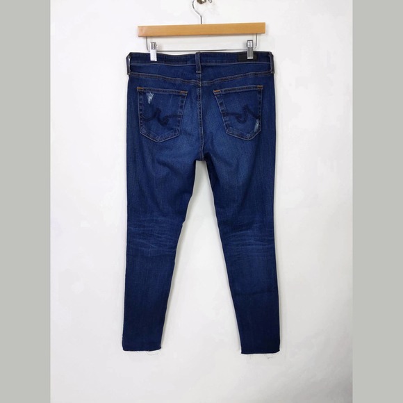 AG Denim Womens The Legging Ankle Super Skinny Ankle Jeans Distressed - Picture 10 of 12